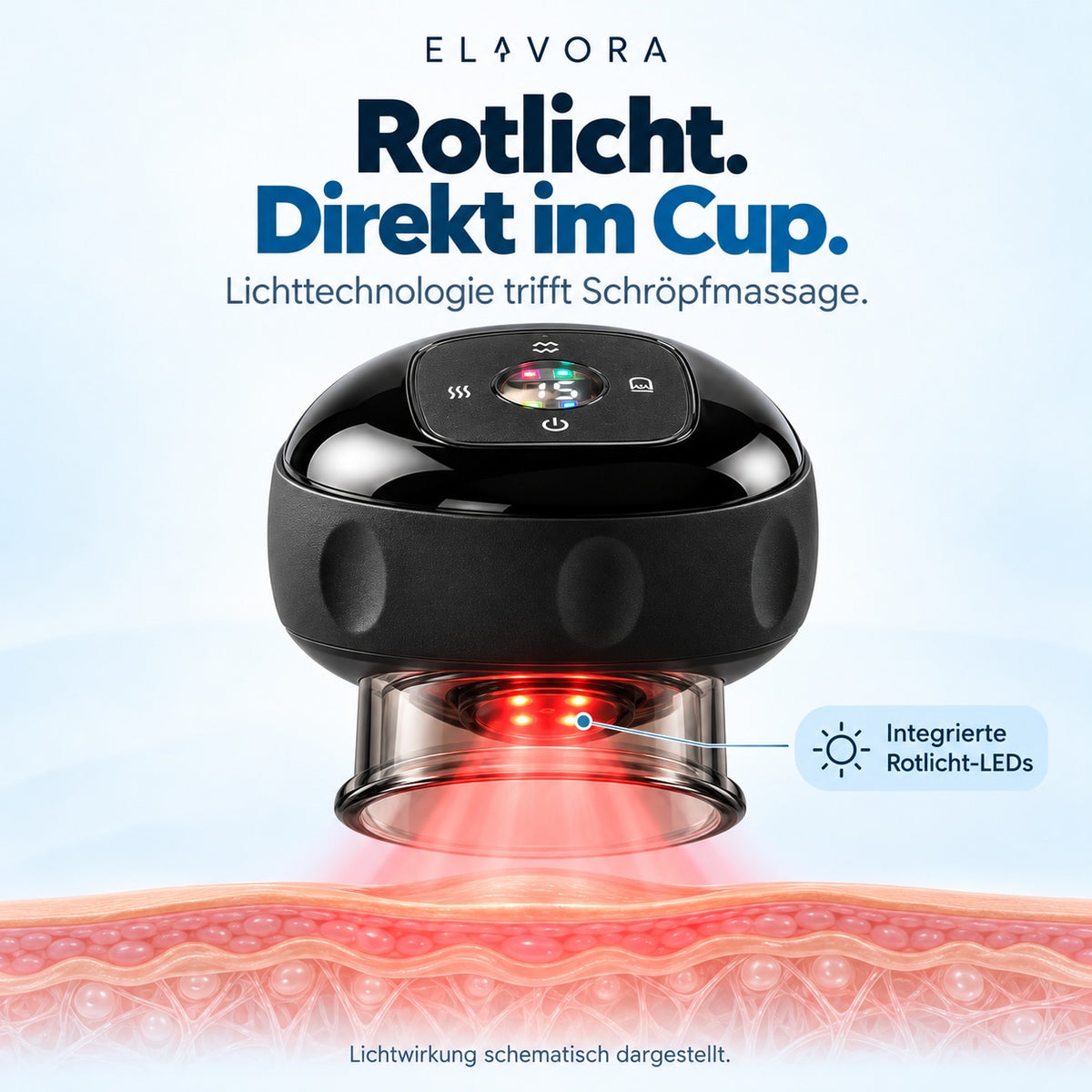 Single-Cup – Elektrisches Schröpfmassagegerät